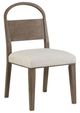 Bernards Trilogy Cocoa/White Sand Arch Back Side Chair-0