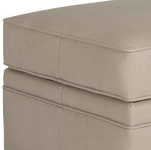Smith Brothers Customizable 536 Leather Ottoman-1
