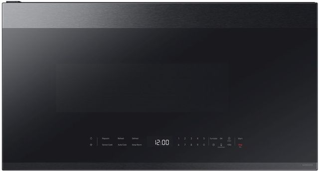 Samsung 30" 2.1 Cu. Ft. Matte Black Steel Over the Range Microwave-0