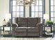 Signature Design by Ashley® Tulen Gray Reclining Loveseat-3