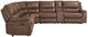 Steve Silver Co. Lehi 6-Piece Brindle Manual Reclining Sectional-2