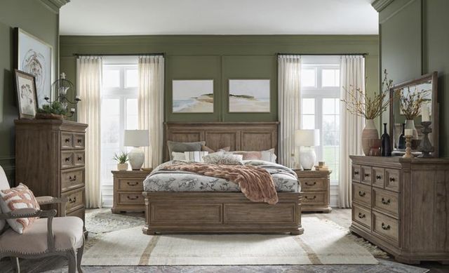 Magnussen Home® Adler Court Florentine Walnut Drawer Nightstand-1