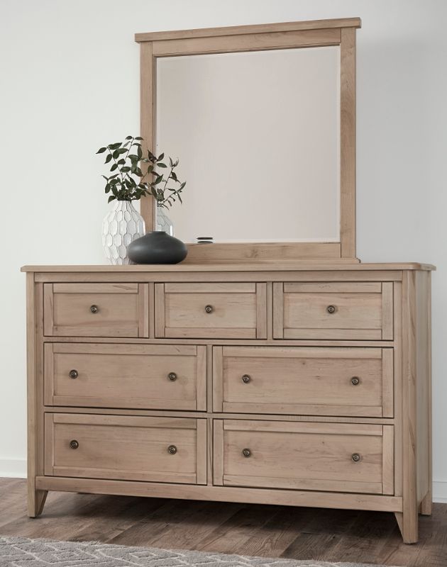 Vaughan-Bassett Woodbridge Clear Maple 7-Drawer Dresser-1