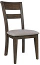 Liberty Furniture Double Bridge Dark Chestnut/Gray Splat Back Side Chair-0