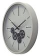 YHD Black/Off-White Contemporary Wall Clock-1