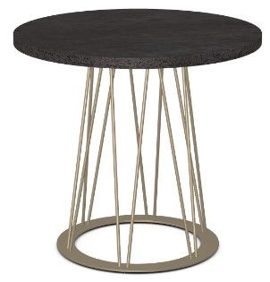 Amisco Customizable Calypso Thermo Fused Laminate End Table-0