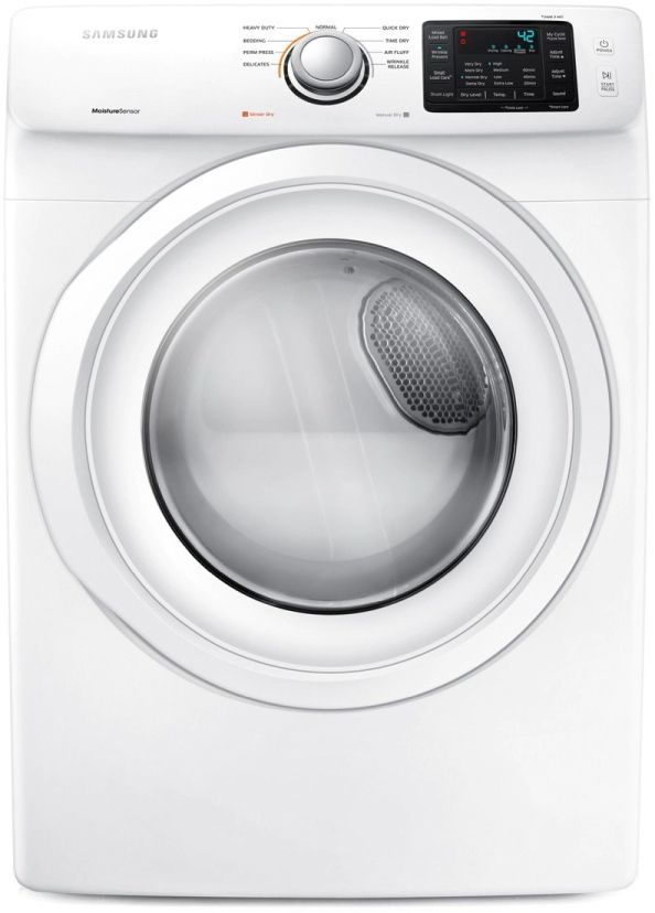 Samsung 5400 Series 7.5 Cu. Ft. White Front Load Electric Dryer-0