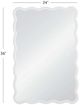 Bassett Mirror Bryony White Wall Mirror-2