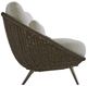 Bernhardt Santa Monica Bernhardt Exteriors Pebble/White Fabric/Woven Outdoor Sofa-2