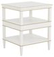 Fairfield® Camille Linen Rectangular 1-Drawer End Table-3