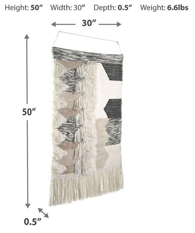 Signature Design by Ashley® Taylen Black/Natural Wall Decor-4
