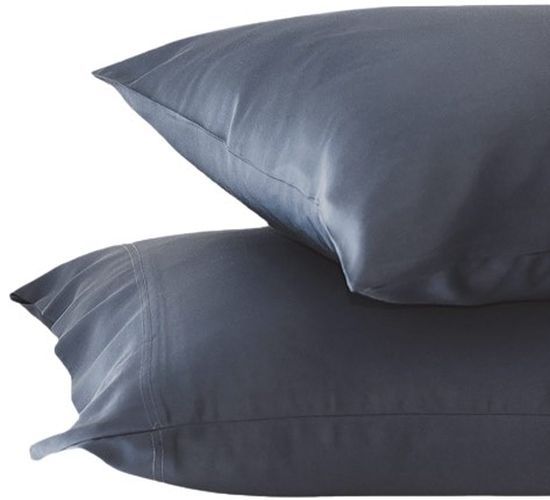Cariloha Resort 2-Piece Bamboo Viscose Blue Lagoon King Pillow Case Set-0