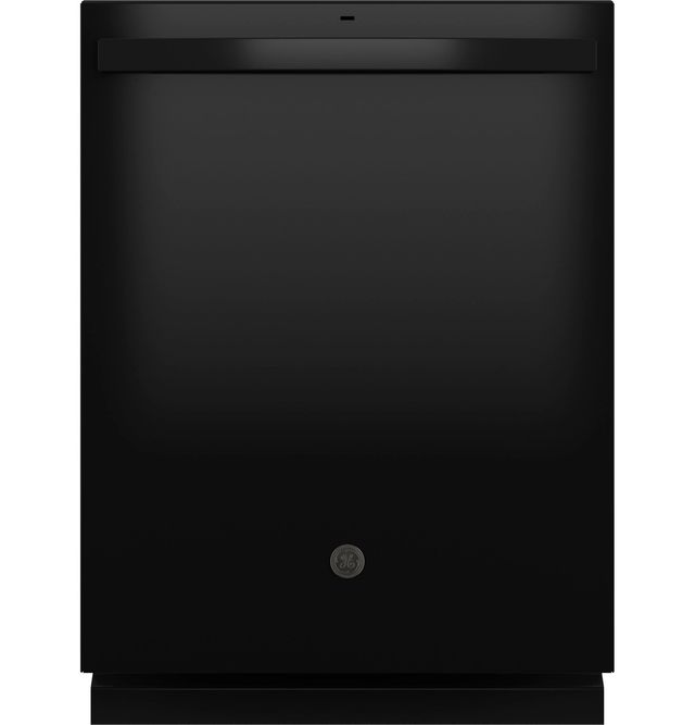 GE® 24" Black Top Control Built-In Dishwasher-0