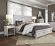 aspenhome® Caraway Aged Ivory California King Panel Storage Bed-1
