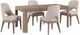 Liberty Furniture South Bend 5-Piece Burnished Clay/Gravel Rectangular Dining Set-0