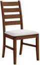 New Classic® Home Furnishings Pascal 2-Piece Walnut Ladderback Dining Chair-0