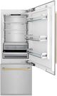 ZLINE Autograph Edition 30" 16.1 Cu. Ft. Satin Stainless Steel Built-In Bottom Freezer Refrigerator-3