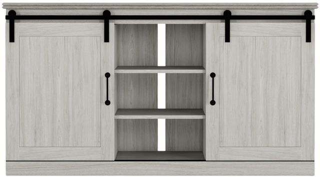 Perdue Woodworks 78,000 Essential Russell Pecan 2-Door TV Media Console-1