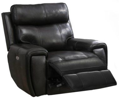 Mazin Furniture Granger Black Dual Power Recliner Chair-3