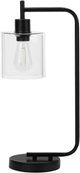 Monarch Specialties Inc. 20"H Black Metal Table Lamp-0