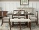 Jofran Inc. Fairview 6-Piece Oak Counter Height Table Set with Bench-1