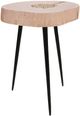 TOV Furniture Timber Pink and Brass Side Table-0