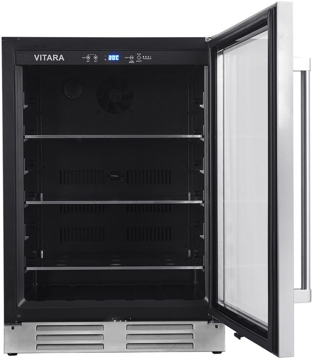 Vitara 24" Stainless Steel Beverage Center-2