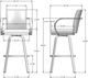 Amisco Customizable Lance Swivel Bar Stool-1