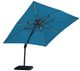 Furniture of America® Aurora Teal Aluminum/Polyester Outdoor Patio Umbrella with Base and LED-0