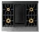 Viking® 7 Series 36" Cast Black Pro Style Liquid Propane Gas Range with 12" Reversible Griddle-4