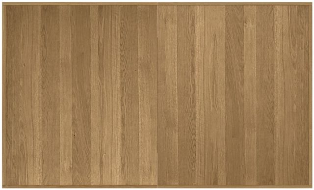 Intercon Newport Natural Oak Dining Table with Black Trestle Base-4