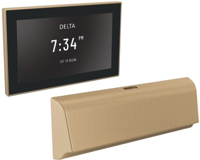 Delta SteamScape™ Deluxe System Lumicoat® Champagne Bronze Unilateral Digital Steam Package-0