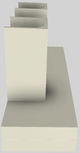 Vent-A-Hood® 60" Biscuit Contemporary Wall Mounted Range Hood-1