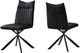 Monarch Specialties Inc. 2-Piece Black Starburst Side Chair Set-1