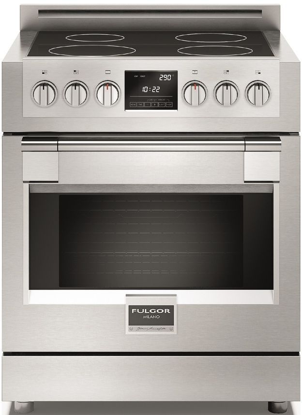 Fulgor Milano® Sofia 600 Series 30" Stainless Steel Pro Style Induction Range-0