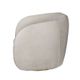 A & B Home Cream Swivel Armchair -2