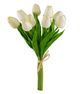 A & B Home White D5.5x13" Faux Tulip-0