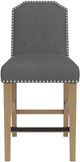 Riverside Furniture Mix-N-Match Chairs 2-Piece Slate Clipped Top Upholstered Stool Set-2