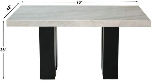 Steve Silver Co. Artemis 5-Piece Black/White Dining Table Set-2
