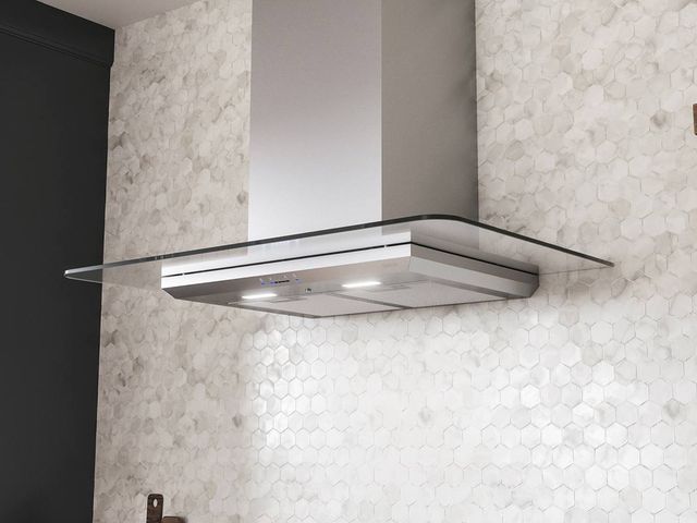 Zephyr Verona 30" Stainless Steel with Glass Canopy Wall Mounted Range Hood-4