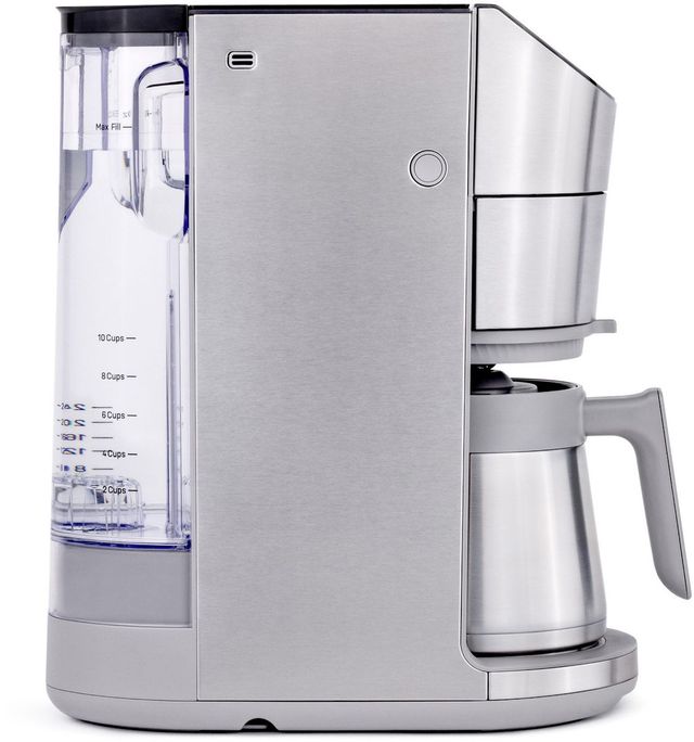 GE Profile™ 10 Cup Stainless Steel Smart Grind and Brew Coffee Maker with Podless Single Serve-3