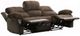 Homelegance® Cranley Chocolate Manual Double Reclining Sofa-4