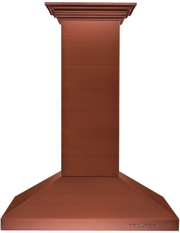 ZLINE Designer 36" Baked Copper Island Mount Range Hood -0