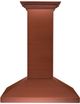 ZLINE Designer 36" Baked Copper Island Mount Range Hood -0