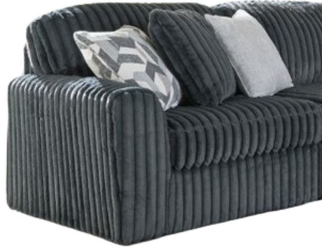 Signature Design by Ashley® Midnight-Madness 5-Piece Gunmetal Right-Arm Facing Sectional with Chaise-2