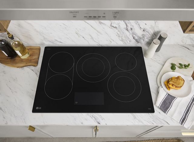 LG 30" Black Electric Cooktop-8