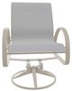 Telescope Casual Aruba Abalone/Desert Aluminum/Fabric Outdoor Sling Swivel Rocker-1