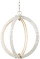 Currey & Company Arietta White Orb Chandelier-1