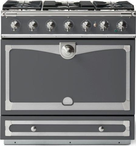 La Cornue CornuFé 90 Albertine 36" Graphite Pro Style Dual Fuel Range-0