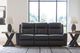 Benchcraft® Mackmenville Carbon Manual Reclining Sofa-3